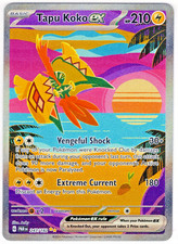 Pokémon TCG - Paradox Rift: Tapu Koko ex #247/182 Special Illustration Rare