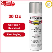 Cold Gray, Rust-Oleum Professional Galvanizing Compound Spray Paint,Gloss, 20 Oz