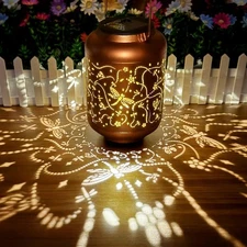 Solar Lanterns, Solar Powered Outdoor Lanterns Waterproof, Dragonfly Hanging ...