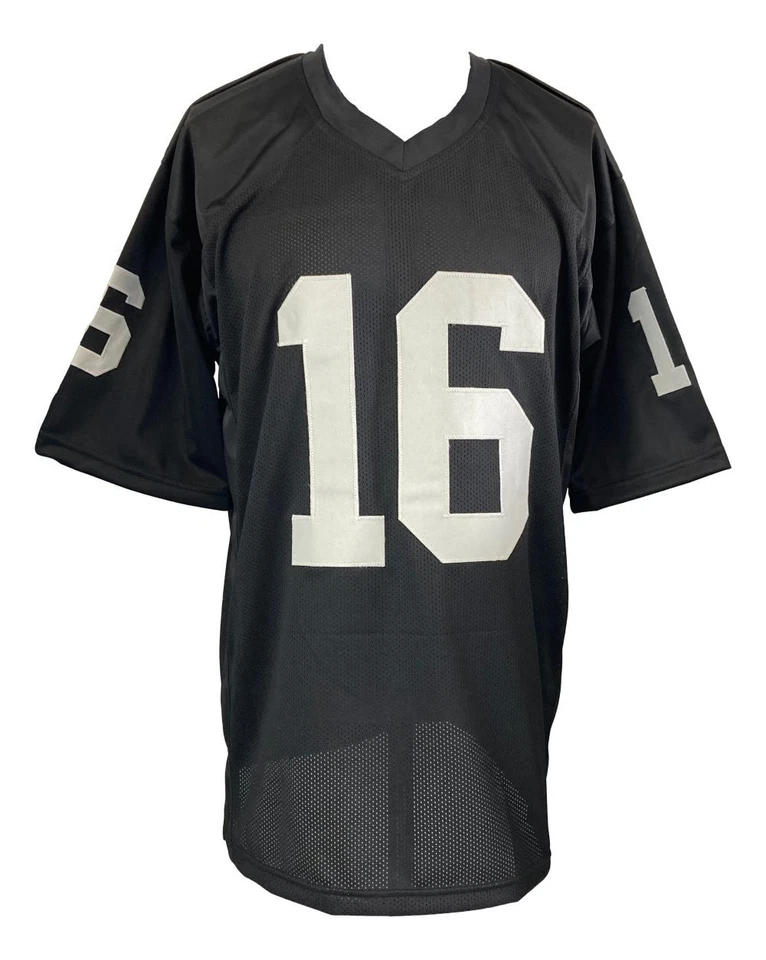 Jim Plunkett Oakland Signed Gray Football Jersey SB XV MVP Inscribed JSA - Image 3 of 4