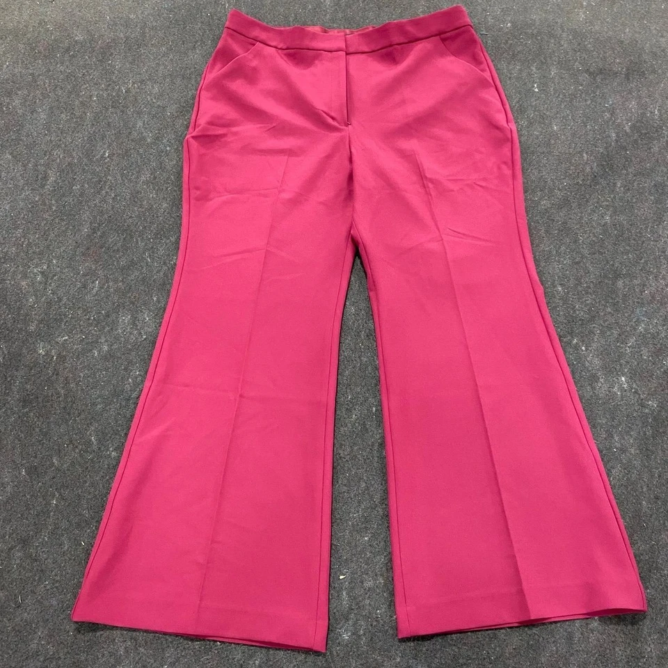 Calça Feminina EXPRESS Editor Cintura Alta Tamanho 16S Rosa