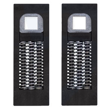 uPVC Replacement Door Handle Springs Cassette Pair Hoppe Stop Sagging Hand Black