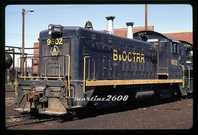 (W) ORIG TRAIN SLIDE - BALTIMORE & OHIO (B&OCTRR) 9602 ROSTER