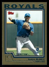 Andres Blanco Kansas City Royals 2004 Topps Traded Gold #T114 SN /2004