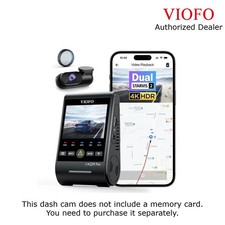 Viofo A229 Pro 4K 2-Channel Dash Cam with WiFi + GPS + CPL | Authorized Dealer