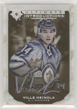 2019 Upper Deck Ultimate Collection Introductions Gold Ville Heinola Auto 1t6s