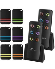 Key Finder, Remote Finder Locator with Sound 85dB, 2 Transmitters and 6 Slim ...