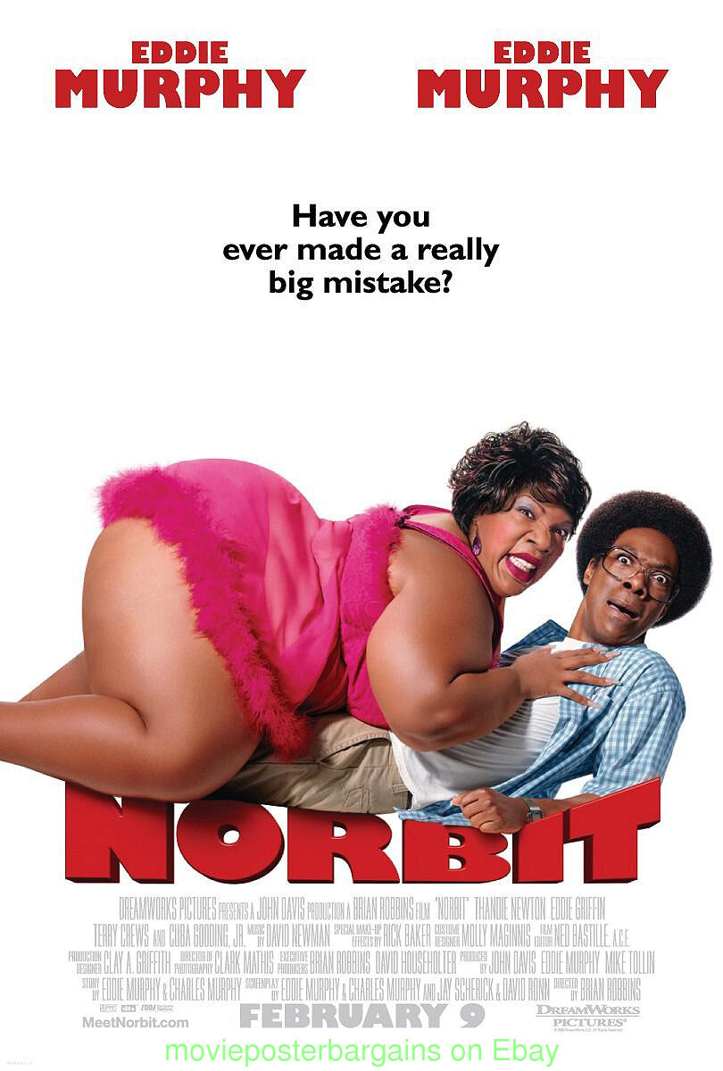 NORBIT MOVIE POSTER Original DS 27x40 One Sheet EDDIE MURPHY