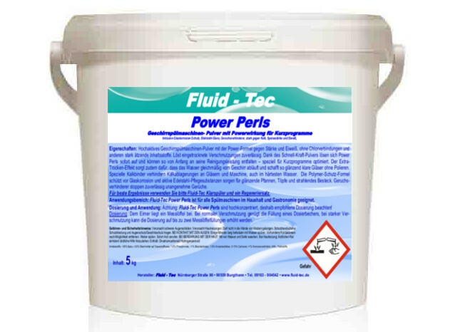 Spülmaschinen Pulver Geschirr Reiniger Geschirrspülpulver Fluid-Tec 5kg