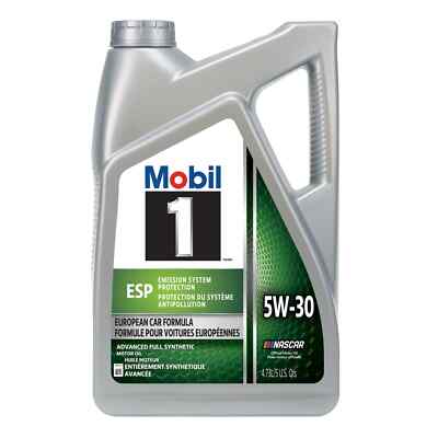 2 Pack Mobil 1 ESP European Car Formula Full Synthetic Motor Oil 5W-30, 5 Quart