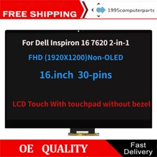 For Dell Inspiron 16 7620 2-in-1 P119F P119F001 FHD LCD Touch Assembly 1920x1200