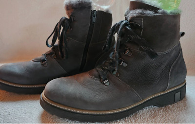 Waldläufer Boots grau Leder - Größe 40