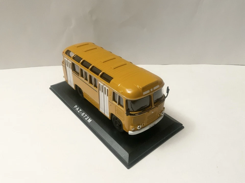 Autobús urbano PAZ-672M USSR 1/43 1967-1989 hecho por "Classic Bus" muy raro Foto 3 de 4