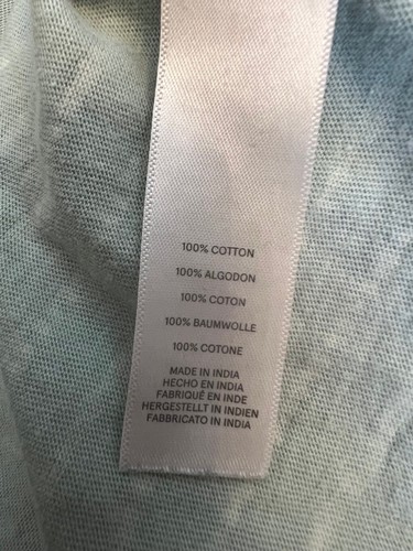 White & Teal Striped Hooded Long Sleeve Lightweight Casual Pullover Sweatshirt M - Picture 8 of 9