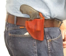 Right Hand Belt Holster for S&W J Frame  Revolvers w/ 2 inch Barrel