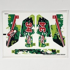 LEGO STICKER SHEET 42027 Desert Racer Technic Pull Back Decals Stickers