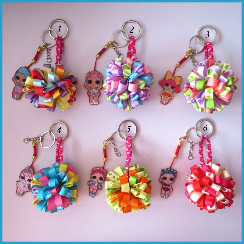 lol surprise doll keychain