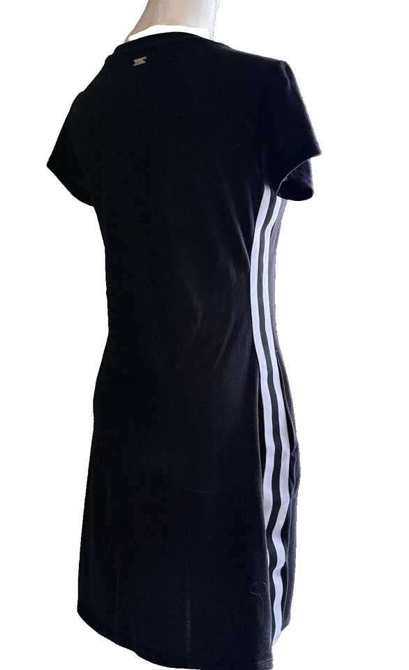 Платье-рубашка Marc New York женское размер средний в полоску черное эластичное - Изображение 2 из 4