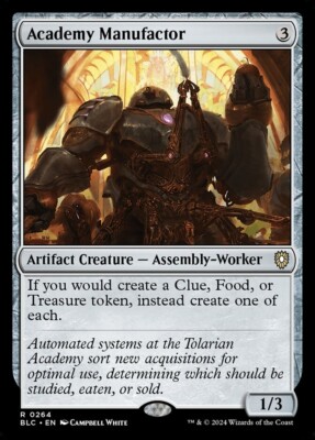 Academy Manufactor 0264 Non Foil Rare Bloomburrow Commander MTG Near Mint