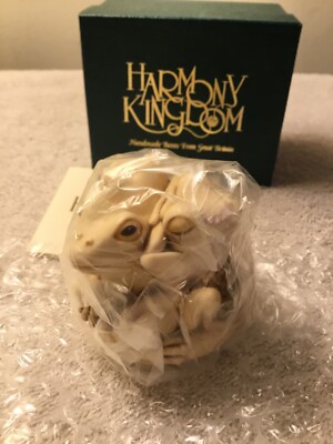 HARMONY KINGDOM 1994  TONGUE AND CHEEK  TJFR2 3 FROGS NEW W/BOX