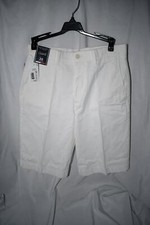 Roundtree  Yorke Stretch Flat Front Chino  s 11" Inseam Size: 28  in White 