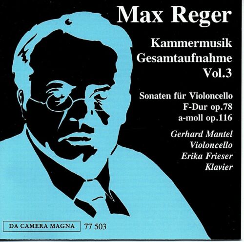 Max Reger KAMMERMUSIK GESAMTAUFNAHME VOL. 3  Mantel Frieser | sehr gut (C609) - Photo 1/3