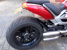 TRIUMPH ROCKET 3 R  & Gt NUMBER PLATE BRACKET AFTER MARKET  INDICATORS