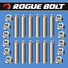 SBC INTAKE MANIFOLD STUD KIT BOLTS STAINLESS STEEL SMALL BLOCK CHEVY 283 327 350