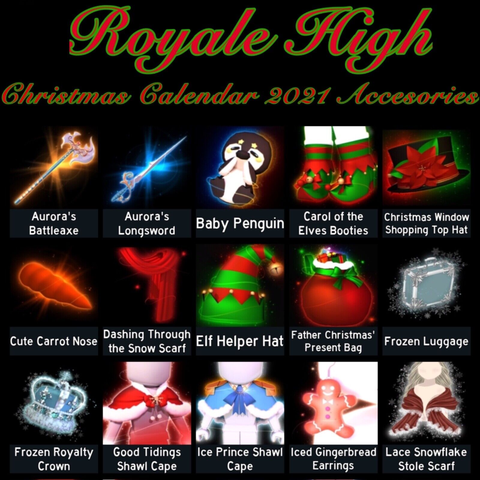 Roblox Holiday Advent Calendar - FW21 - US