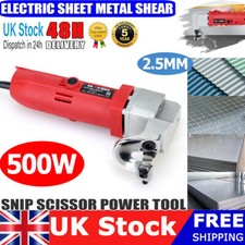 Electric Nibbler Heavy Duty Sheet Metal Shears Tin Snip Cutting Shear Power Tool