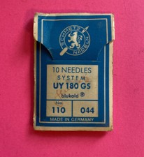 *NOS* UY180GS-044-#110-SCHMETZ- SEWING MACHINE NEEDLES (PK. 10) FREE SHIPPING*