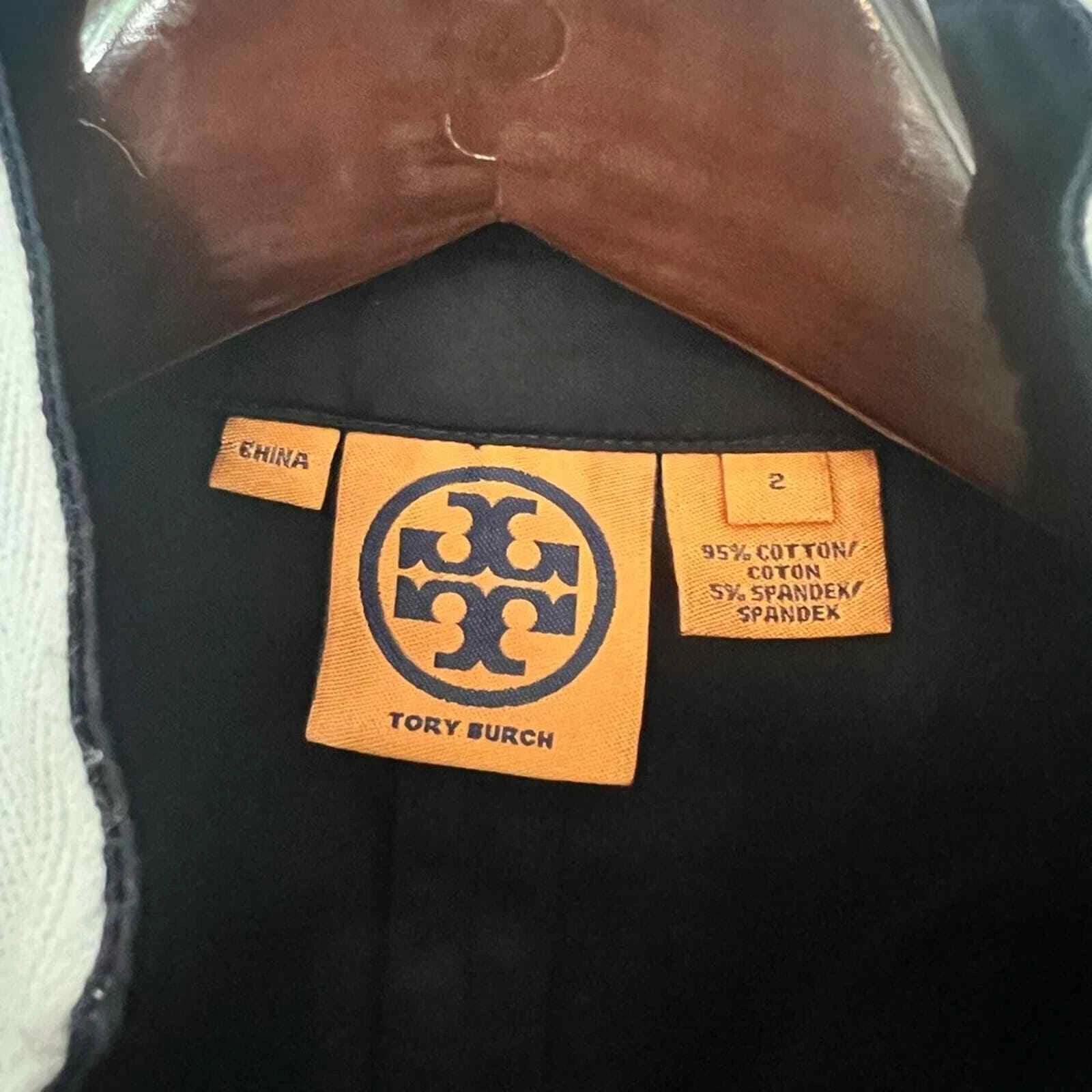 Abito a tunica Tory Burch blu navy taglia 2