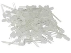 FOGGY 100 NEUTRAL WHITE LED DIODES 5mm DIFFUSED LIGHT + RESISTORS A2B24.A2C48