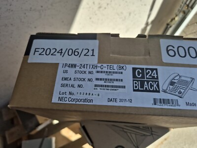 Telefono digitale NEC IP4WW-24TIXH-C-TEL (BK) 