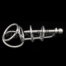 Brand New Male Stainless Steel Chastity Cage Belt Sounding Urethra Dilator Plugs