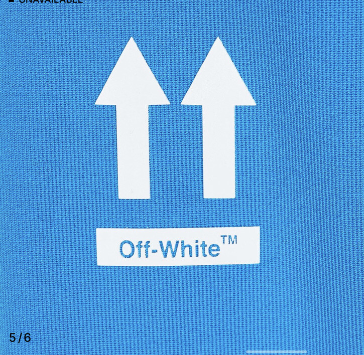 OFF WHITE X NIKE Top bianco sporco x Nike WMNS NRG Easy Run blu bianco corsa crop BV8042 406 XL