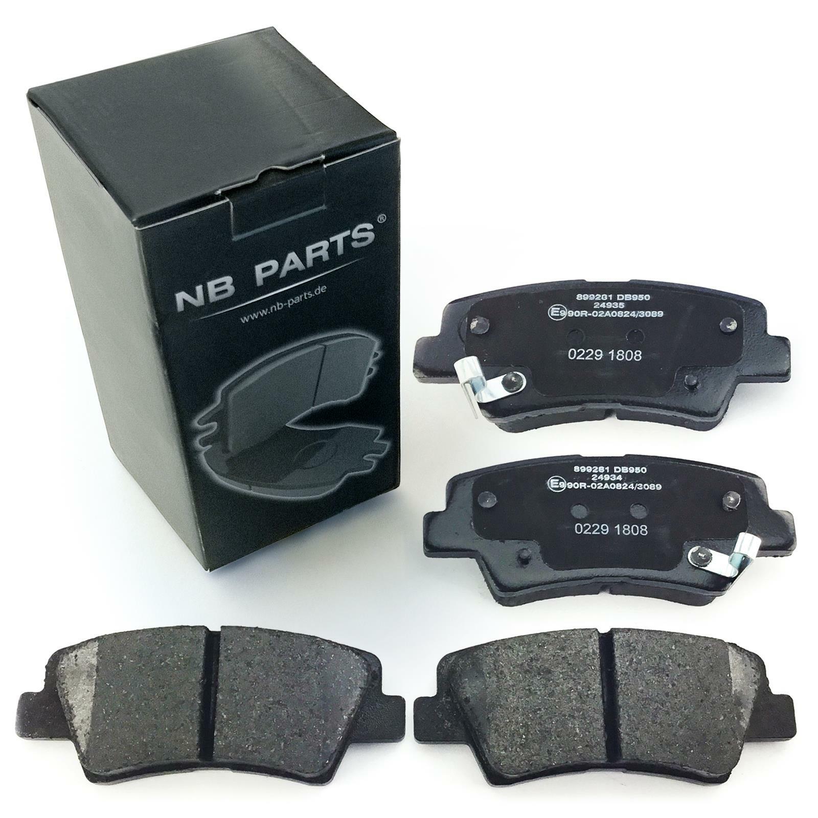 Brake pads rear for Hyundai i30 GD Coupe Estate Sonata V Tuscon