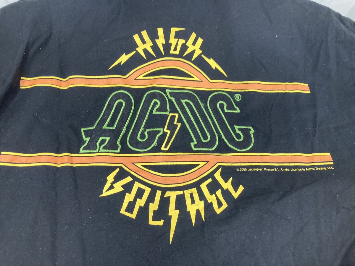 AC/DC 2005 Rockware High Voltage Bowling Shirt Button Up