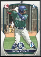 2023 Bowman 1st Edition Martin Gonzalez BPPF-28 1st | Seattle Mariners