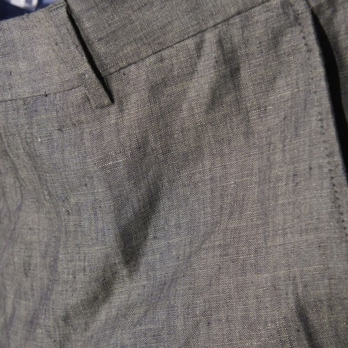 New Charles Tyrwhitt - L32 L30 Slim Fit - Linen Pants - Forest Green RRP £120 - Picture 15 of 23