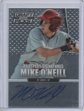 2013 Panini Prizm Perennial Draft Picks AUTOGRAPH #100 Mike O'Neill Rookie Card. rookie card picture