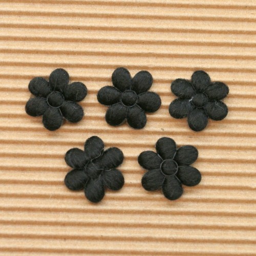 100 pc x 3/4" Padded Mixed Color Felt Spring Flower Appliques for Wedding ST84 - Picture 10 of 16