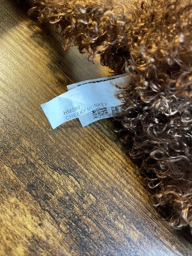 Cheeky Monkey Brown Ganz Webkinz HM080 Plush 7" No Code Pre-owned - Picture 4 of 4