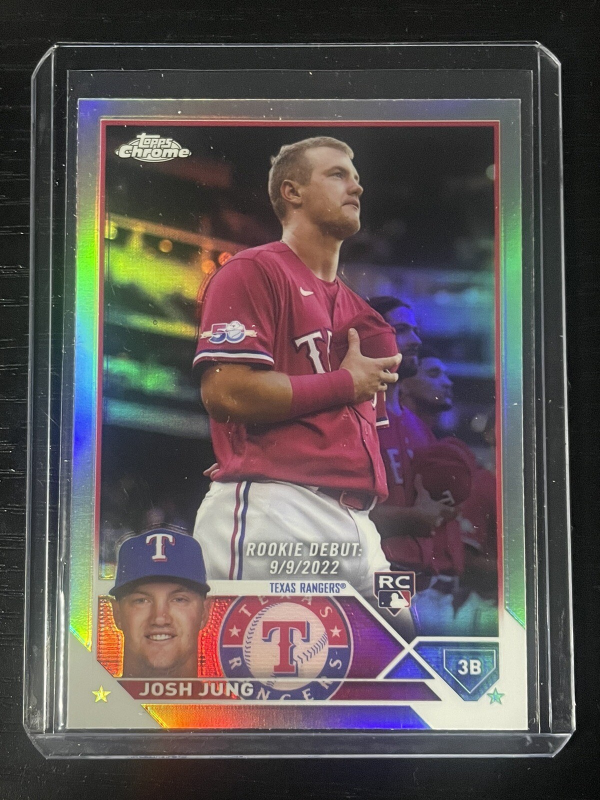 2023 Topps Chrome Update Josh Jung RC Rookie Debut Rangers USC51
