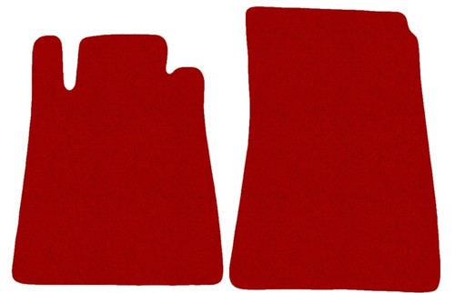 Rot Fußmatten, Teppiche VORNE für Mercedes SLK R171 roadster, 2004-2011 14xRand - Bild 1 von 18