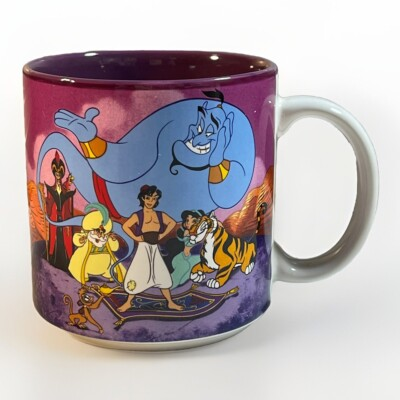 #ad #ad Vintage Disney Store Aladdin 12 OZ Mug Cup New With Box $8.75