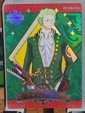 New One Piece Zoro's Growth Path Card Green Box OP-OR-002  Holo Foil