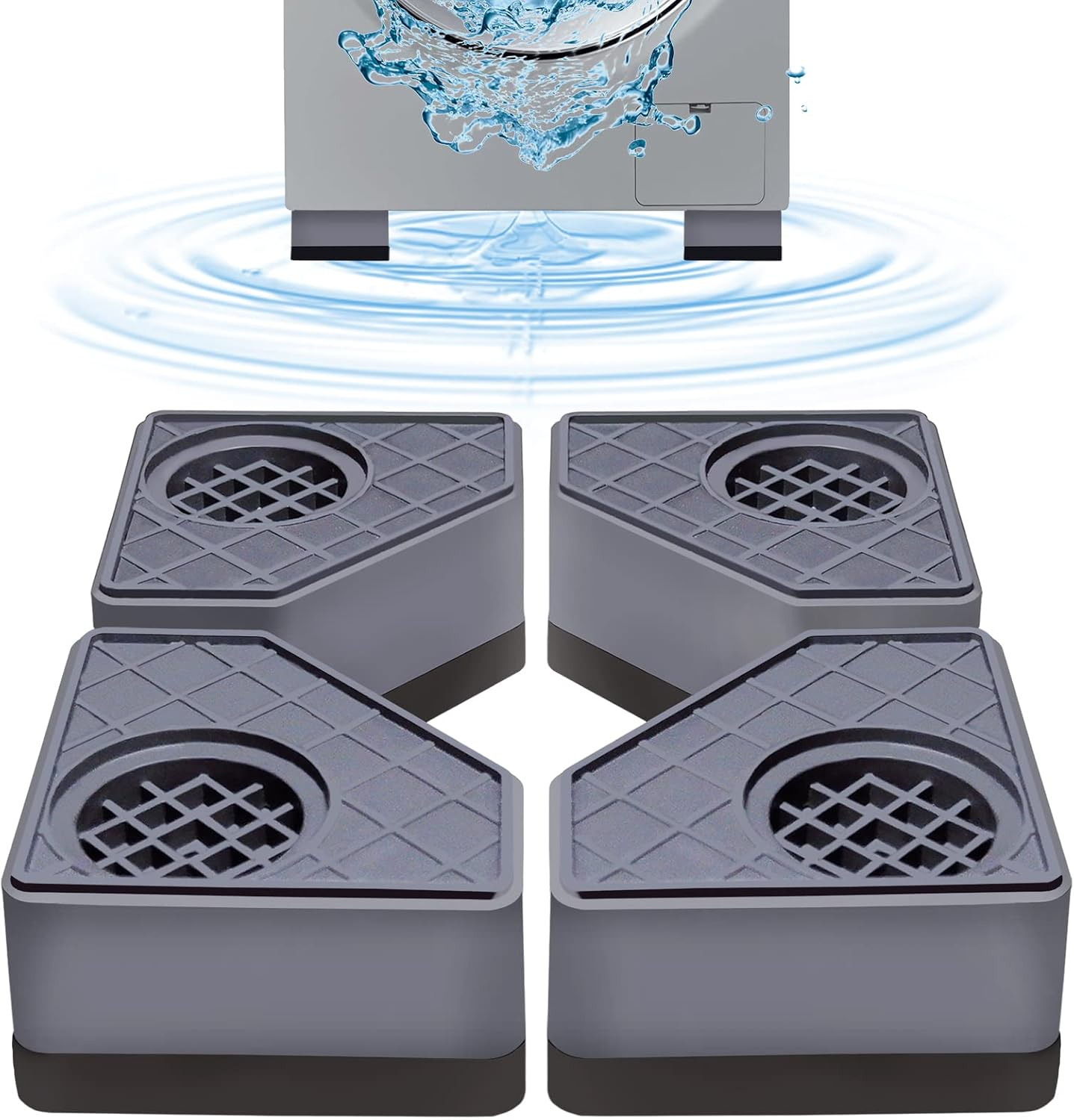 4 Anti-Vibration Pads for Washing Machine and Dryer Pedestals, Set of 1