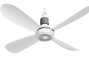 Ventilator Ø42cm zum Aufhängen Mobiler Deckenventilator für Terrasse