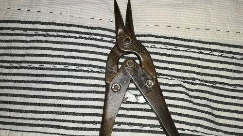 Wiss M3 10" Tin Snips Shears Sheet Metal Vintage Cuts Well Vintage 